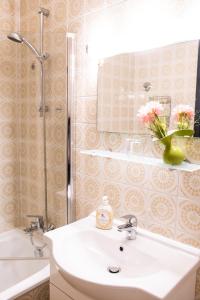 Kúpeľňa v ubytovaní Pension Hotel Mariahilf