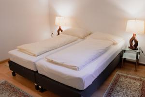 Posteľ alebo postele v izbe v ubytovaní Pension Hotel Mariahilf