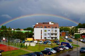 Budova, v ktorej sa apartmán nachádza