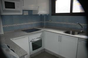 Kuchyňa alebo kuchynka v ubytovaní Apartamentos Turisticos Vilagarcía- Rio Ulla
