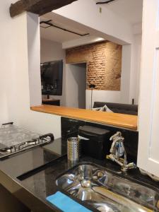 Köök või kööginurk majutusasutuses Encanto do Pilar