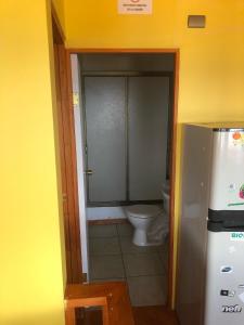 Koupelna v ubytování Cabañas Urra House
