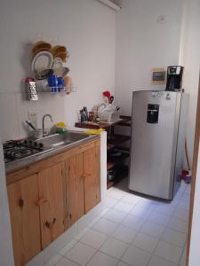 Η κουζίνα ή μικρή κουζίνα στο Apartamento Santa Marta vía Minca