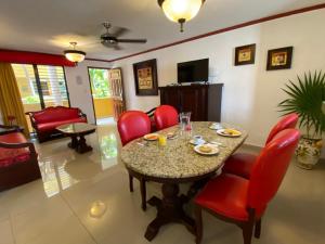 Et tv og/eller underholdning på Hotel Las Golondrinas