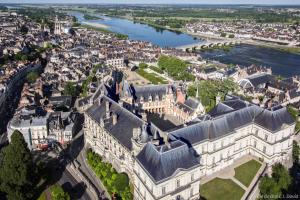Vue générale sur Blois ou vue de la ville depuis l'appartement