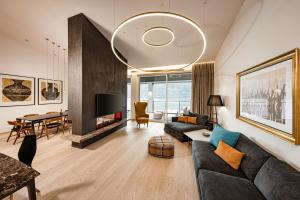 Posezení v ubytování ARIA Retreat & SPA - The Leading Hotels of the World, located within Parco San Marco Resort