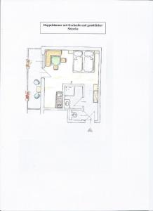 Plan piętra w obiekcie Biobauernhof Wolf-Hof