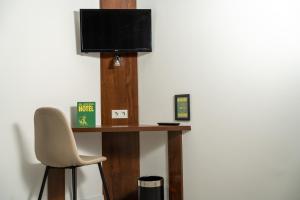 TV a/nebo společenská místnost v ubytování SLEEEP HOTEL Ansfelden