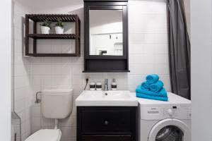 Kúpeľňa v ubytovaní NEW ShalalaLiving Vienna - Cosy Home Meidlinger Markt KG12