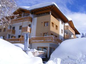 Alpine Mugon Hotel during the winter