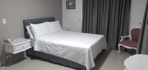 Postel nebo postele na pokoji v ubytování Hotel Suite Santa Rosa