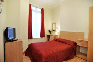 TV a/nebo společenská místnost v ubytování Elmwood Hotel