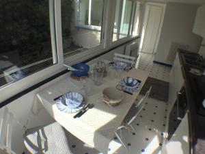 A seating area at Attico Fronte Mare nel Borgo di Celle Ligure