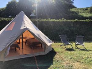 Zahrada ubytování Camping Cap-Ouest