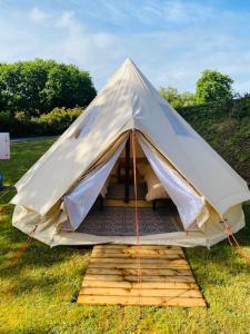 Zahrada ubytování Camping Cap-Ouest