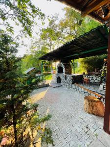 Κήπος έξω από το Vila Catalina
