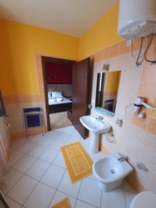 Koupelna v ubytování B&B 13
