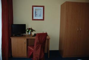 Telewizja i/lub zestaw kina domowego w obiekcie Landhaus Brieger