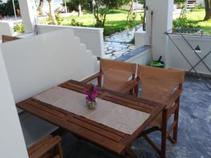 Patio nebo venkovní prostory v ubytování Pansion Katerina Skyros