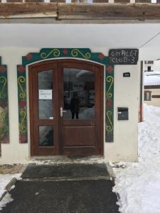 Exteriér nebo vchod ubytování Studio 1 cabine chalet club III refait à neuf