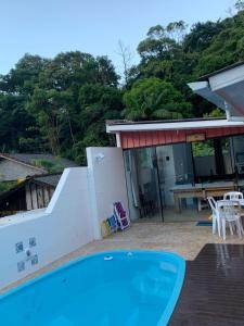 Πισίνα στο ή κοντά στο Casa Ribeirao da Ilha