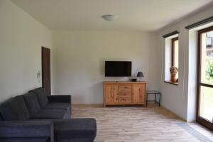 TV a/nebo společenská místnost v ubytování Apartmán198,cz