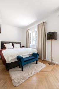 Ένα ή περισσότερα κρεβάτια σε δωμάτιο στο Hotel Sonnenalm Stuhleck