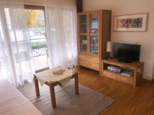TV a/nebo společenská místnost v ubytování Apartment Bachmann