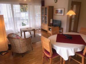 Televiisor ja/või meelelahutuskeskus majutusasutuses Apartment Bachmann