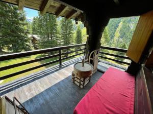 Balcone o terrazza di Chalet Singlinaz