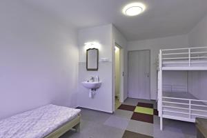 Letto o letti in una camera di Chata Myslivna