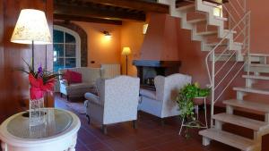 A seating area at "encantea" lovely country house