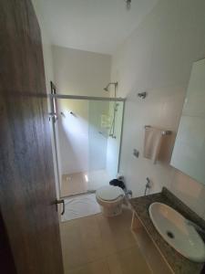 Koupelna v ubytování Hotel Pousada Capão