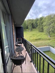 En balkon eller terrasse på Area Park Bakuriani