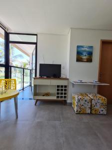 TV a/nebo společenská místnost v ubytování Apt completo beira mar