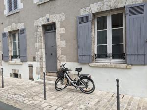 Vélo sur le terrain de l'établissement Appartement au cœur du centre ville de Blois ou dans les environs