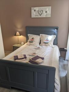 Un ou plusieurs lits dans un hébergement de l'établissement Appartement au cœur du centre ville de Blois