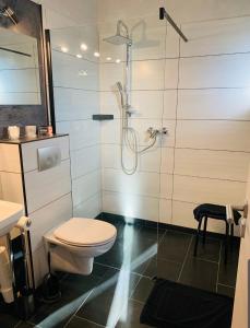 A bathroom at Hotel Schwedenkrone