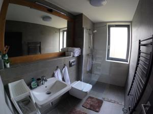 Koupelna v ubytování Apartment Tatry mountain