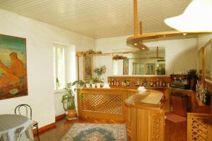 Posezení v ubytování Hotel La Culla Del Lago