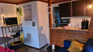 Kuchyň nebo kuchyňský kout v ubytování Rent & Relax: De steiger