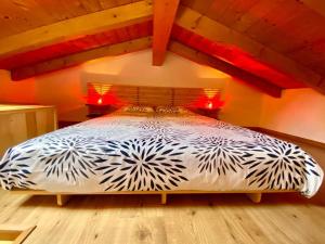 Ένα ή περισσότερα κρεβάτια σε δωμάτιο στο Casa Bucaneve & Ciclamino