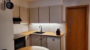 Kuchyň nebo kuchyňský kout v ubytování Appartement avec terrasse ensoleillée + 5 fotografií
