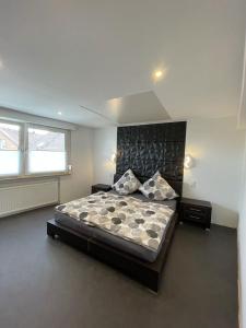 Postel nebo postele na pokoji v ubytování My Home Deluxe Ferienwohnung Sauna