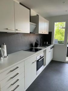 Kuchyň nebo kuchyňský kout v ubytování My Home Deluxe Ferienwohnung Sauna + 17 fotografií