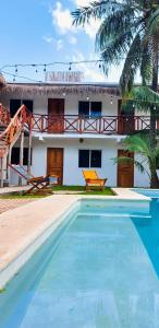Bazén v ubytování Hotel Xa´an Bacalar nebo v jeho okolí