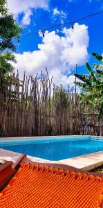 Bazén v ubytování Hotel Xa´an Bacalar nebo v jeho okolí