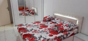 A bed or beds in a room at Tertels beach resort hurghada F 2-6