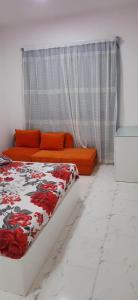 A bed or beds in a room at Tertels beach resort hurghada F 2-6