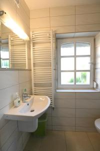 Kylpyhuone majoituspaikassa Borbarát Vendégház